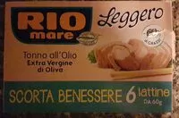 Mängden socker i Tonno leggero rio mare