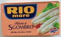 Mängden socker i Filetti di sgombro all'olio di oliva