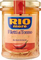 Mängden socker i Filetti di tonno all'olio di oliva peperoncino
