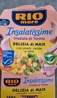 Mängden socker i Insalatissime tonno mais piselli