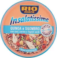 Mängden socker i Insalatissime quinoa e sgombro con ceci