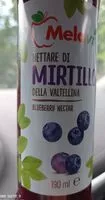Mängden socker i Nettare di mirtillo