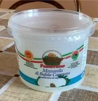 Mängden socker i Mozzarella di bufala campana