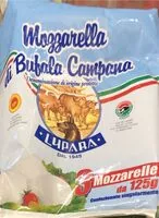 Mängden socker i Mozzarella bufala  campana