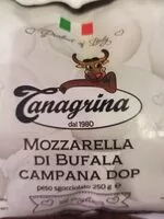 Mängden socker i Mozzarella di bufala campana