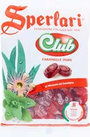 Mängden socker i Club caramelle dure al mentolo ed eucalipto