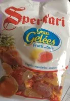 Mängden socker i Gran Gelées Frutti del Sole