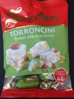Mängden socker i Torroncini