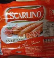 Mängden socker i Würstel boys