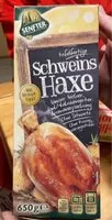 Mängden socker i Fleisch Schweins Haxe
