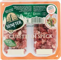 Mängden socker i Cubetti di speck