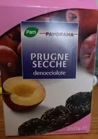 Mängden socker i Prugne secche denocciolate