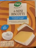 Mängden socker i 6 mini biscotti