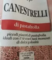 Mängden socker i Canestrelli di pastafrolla