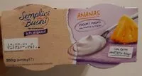 Mängden socker i Yogurt ananas
