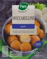 Mängden socker i Mozzarelline Panate