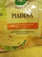 Mängden socker i Piadina