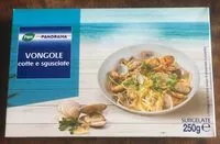 Mängden socker i vongole cotte e sgusciate