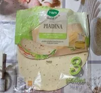 Mängden socker i Piadina