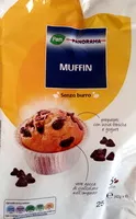 Mängden socker i Muffin con gocce di cioccolato