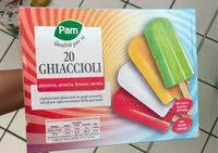 Mängden socker i Ghiaccioli