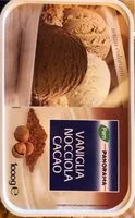 Mängden socker i Vaniglia nocciola cioccolato