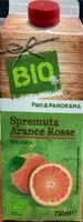 Mängden socker i Spremuta arance rosse biologica