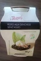 Mängden socker i Pesto alla Genovese senz'aglio i Tesori
