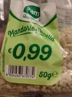 Mängden socker i Granella di mandorle