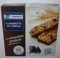 Mängden socker i Barrette di cereali con cioccolato fondente