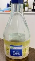Mängden socker i Aceto di vino bianco