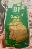 Mängden socker i Gallette mais