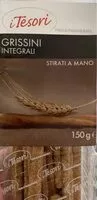 Mängden socker i Grissini integrali
