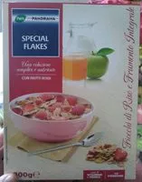 Mängden socker i Fiocchi di riso e frumento integrale con frutti rossi