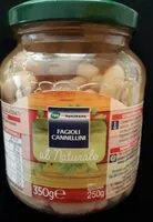 Mängden socker i Fagioli cannellini al naturale