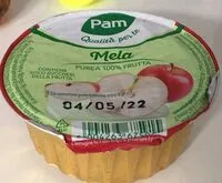 Mängden socker i mela purea 100% frutta