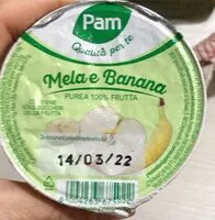 Mängden socker i Purea di mela e banana
