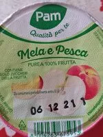 Mängden socker i Mela e pesca purea 100%