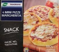 Mängden socker i 4 mini pizze margherita
