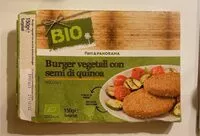 Mängden socker i Burger vegetali con semi di quinoa