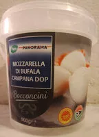Mängden socker i Mozzarella di bufala campana DOP