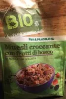 Mängden socker i Muesli croccante con frutti di bosco