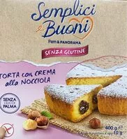 Mängden socker i Torta con crema alla nocciola