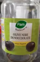 Mängden socker i Olive nere denocciolate senza liquido
