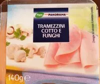 Mängden socker i Tramezzini cotto e funghi