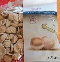 Mängden socker i Orecchiette integrali