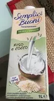 Mängden socker i Bevanda vegetale a base di riso e cocco