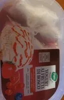 Mängden socker i Gelato yogurt ai frutti di bosco