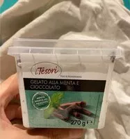 Mängden socker i Gelato alla menta e cioccolato