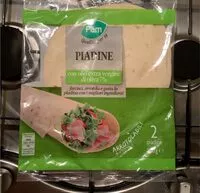 Mängden socker i Piadine all’olio extravergine d’oliva